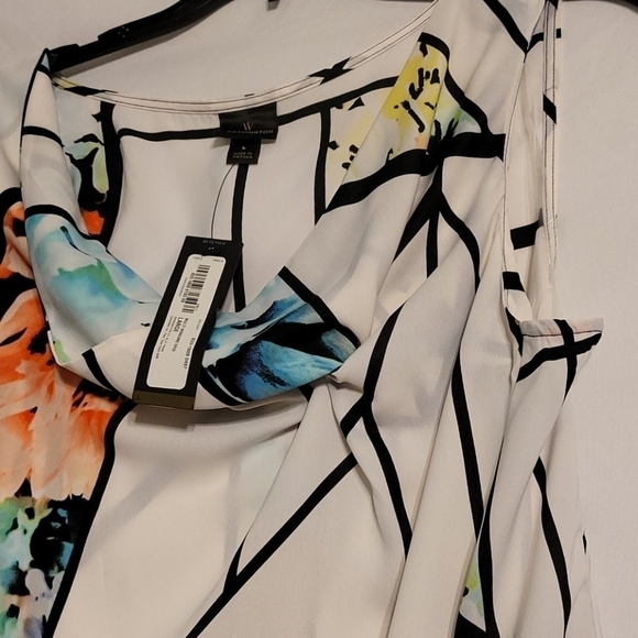 worthington Sleeveless Cowl Neck Blouse - Picture 4 of 6